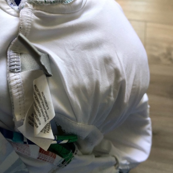 La Blanca Floral Off Shoulder One Piece Swimsuit 6 - Picture 16 of 16